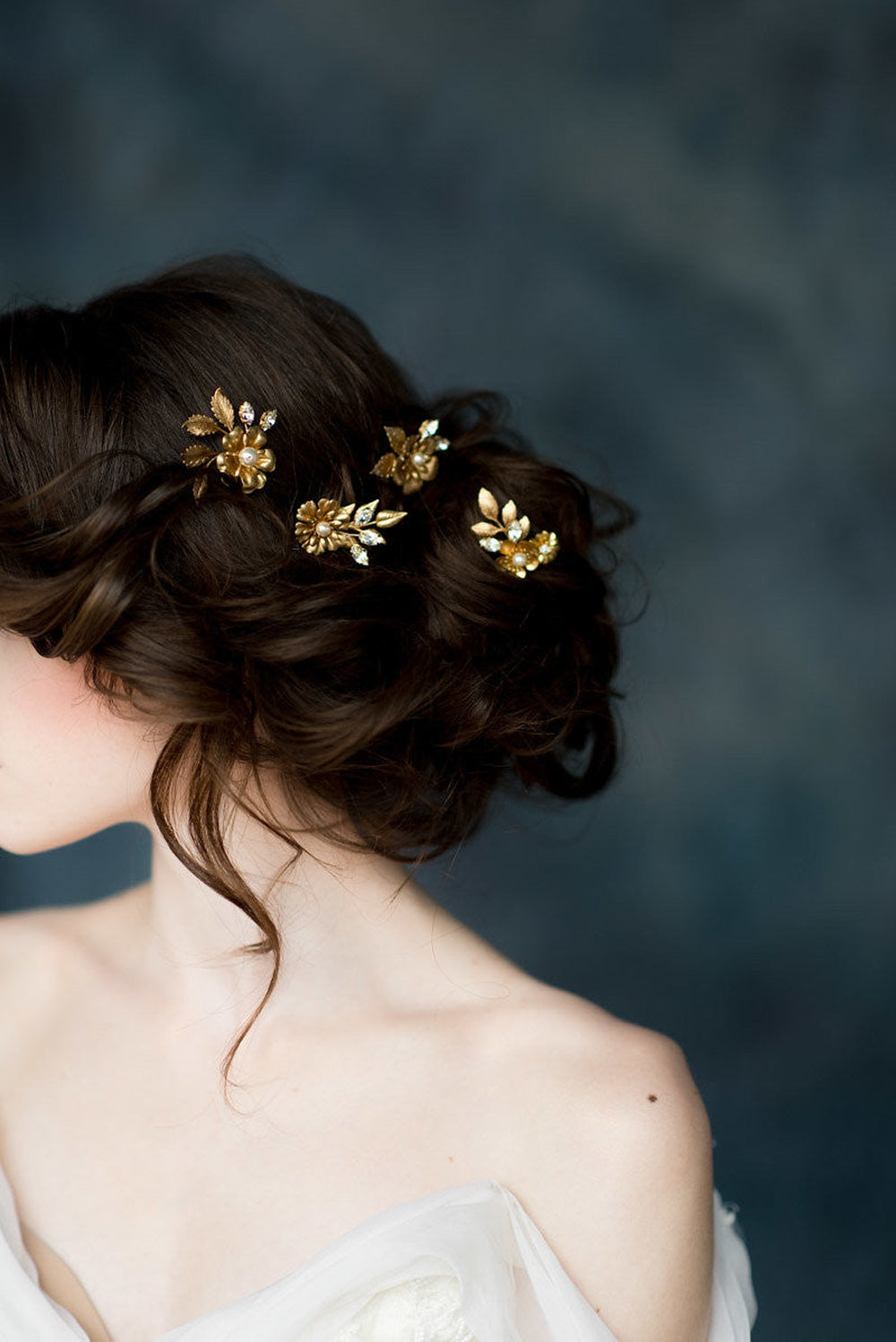 BIANCA Flower Bridal Hair Pins