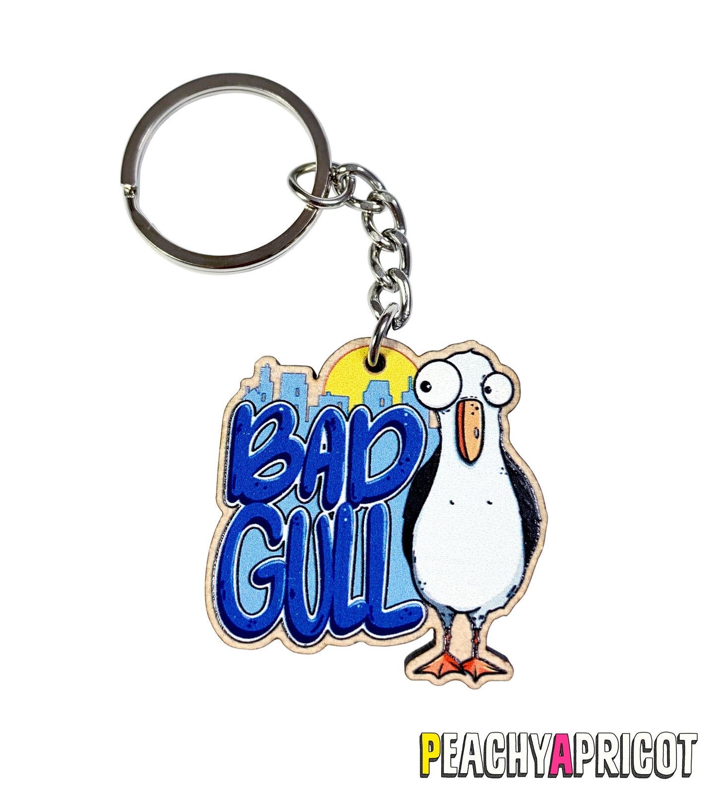 Bad Gull - Porte-clés Seagull Pun