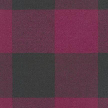 Mammoth Organic Flannel - Berry, 1/4 yard