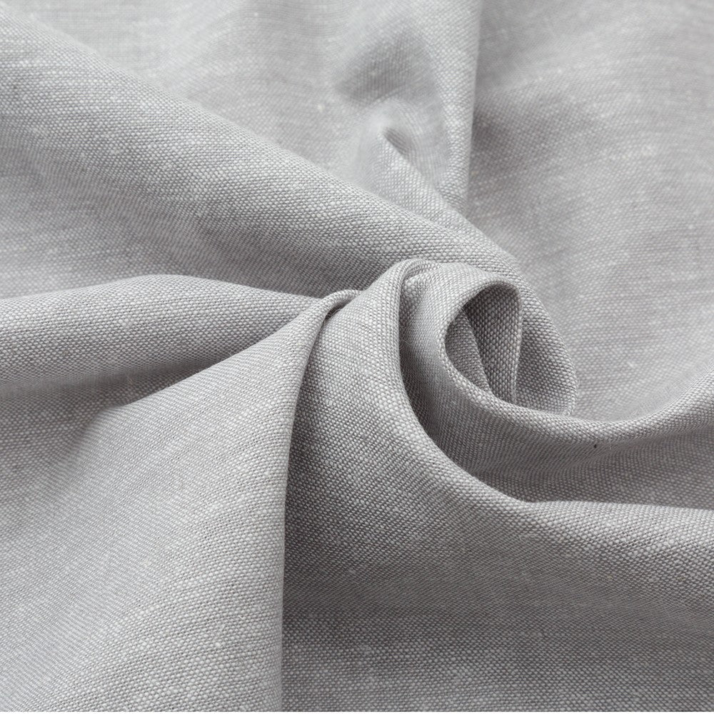 Hemptex Chambray - Grey, 1/4 yard