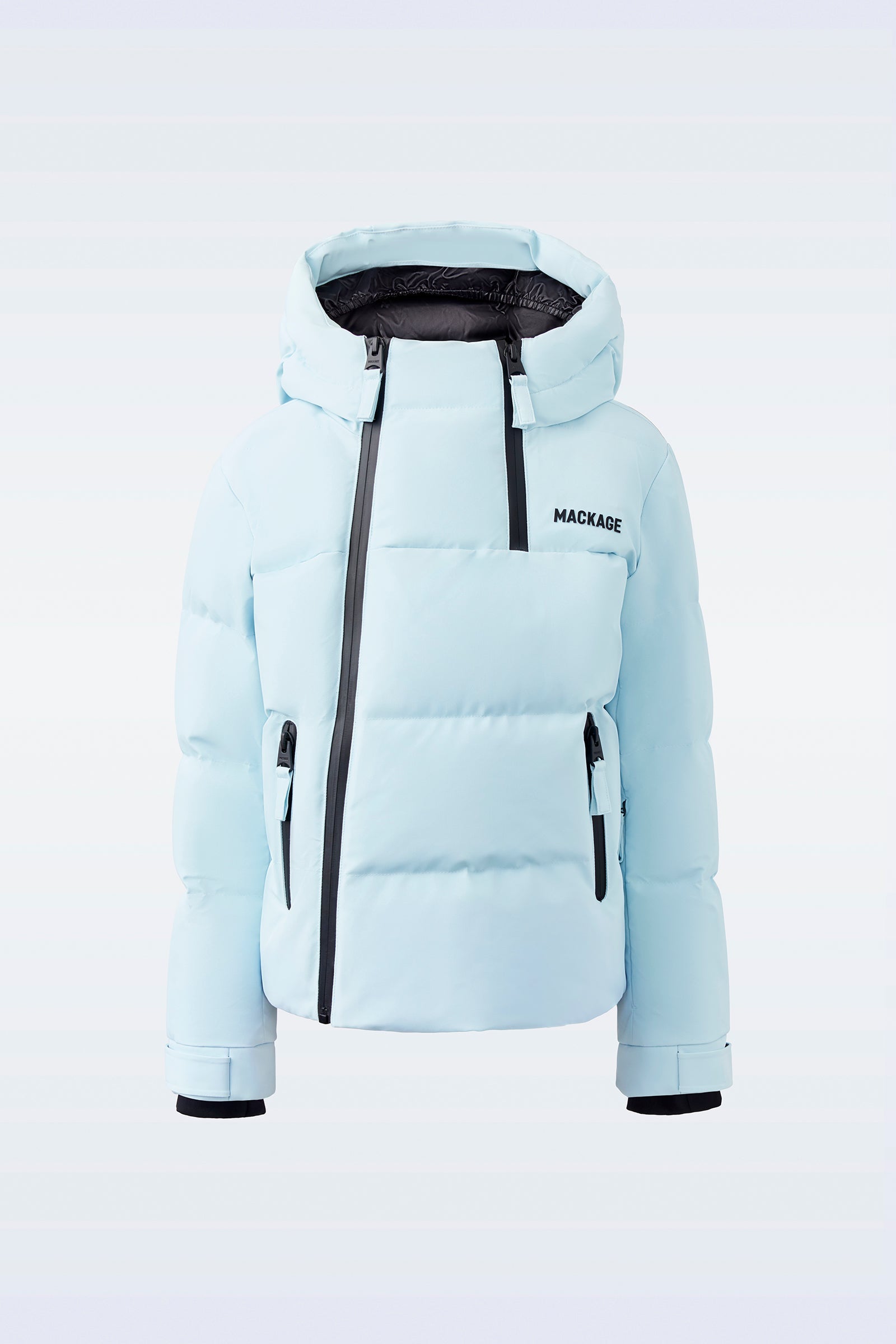 LELAND Veste de ski légère en duvet avec capuche pour enfant (8-14 ans)