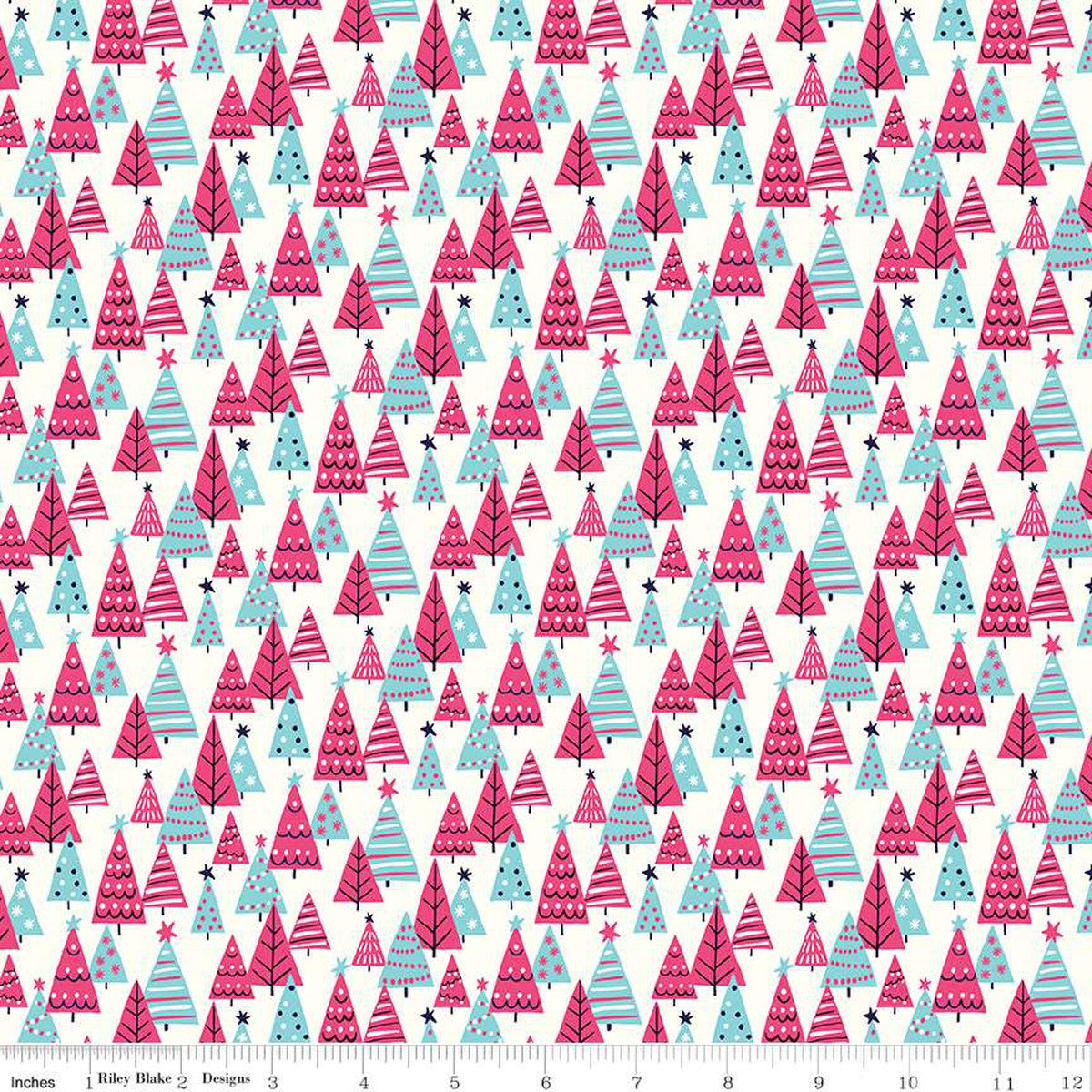 Deck the Halls -Happy Forest B, 1/4 yard