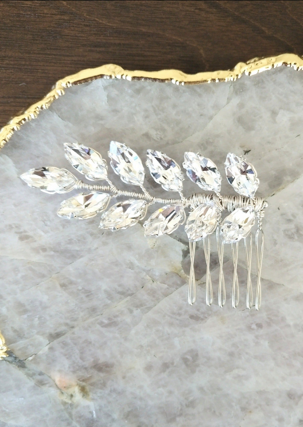 STEFANIA Laurel Leaf Hair Comb