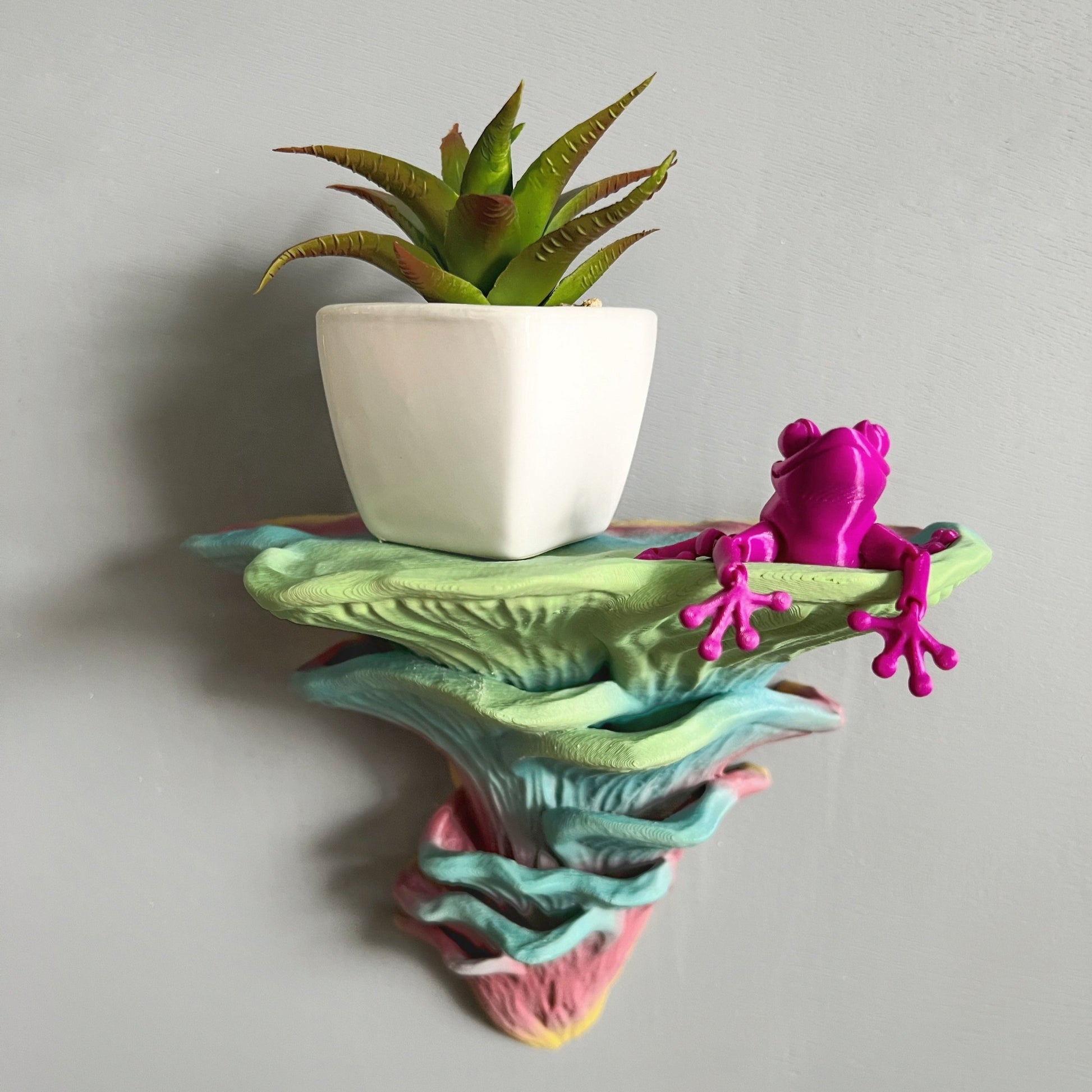 Étagère flottante à champignons DJAMOR Fugus phosphorescente