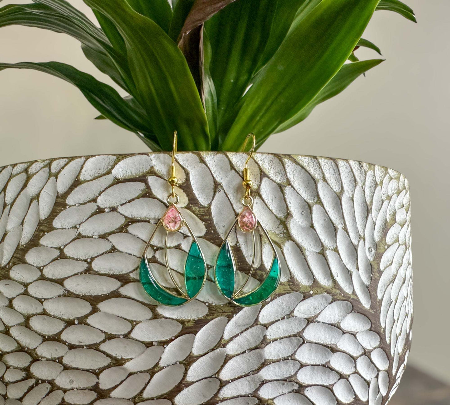 Spring Blossom Tulip Earrings: Handcrafted Floral Accessories