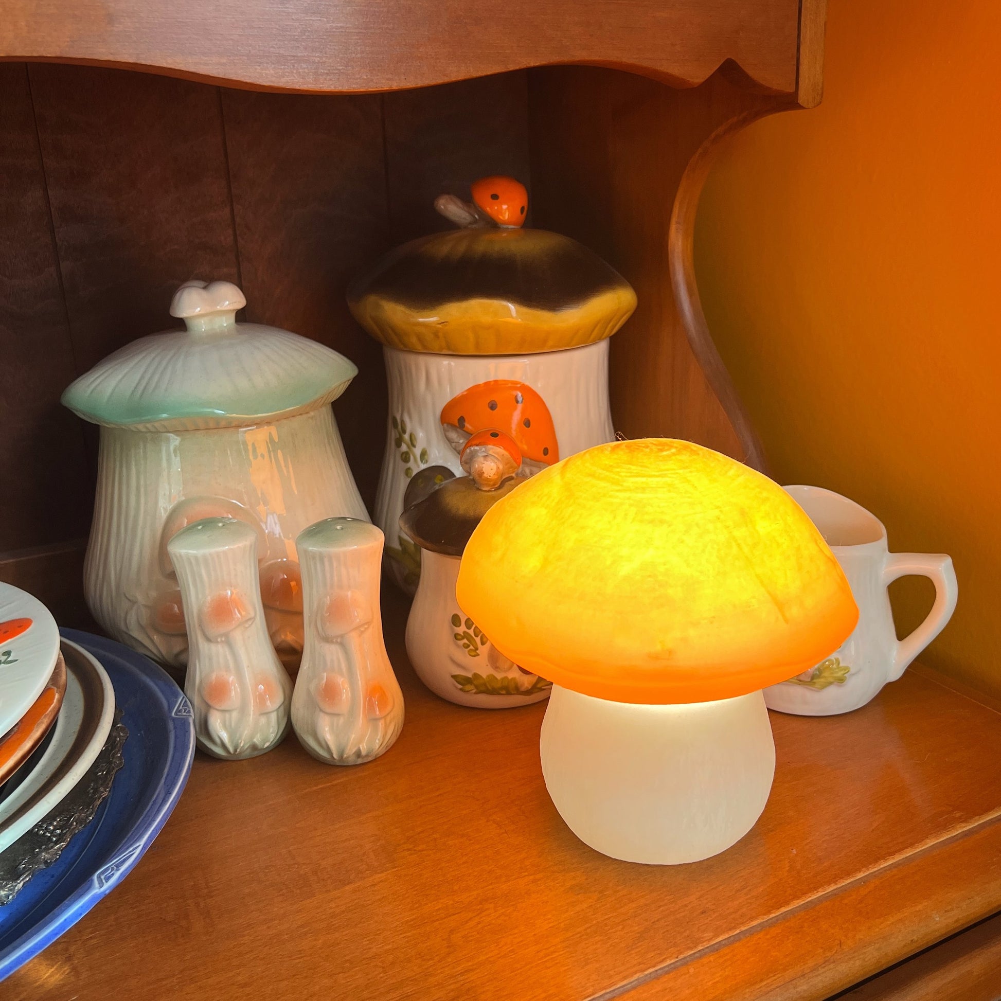 Lampe Bolet imprimée en 3D ultra mignonne et phosphorescente – Une veilleuse enchanteresse