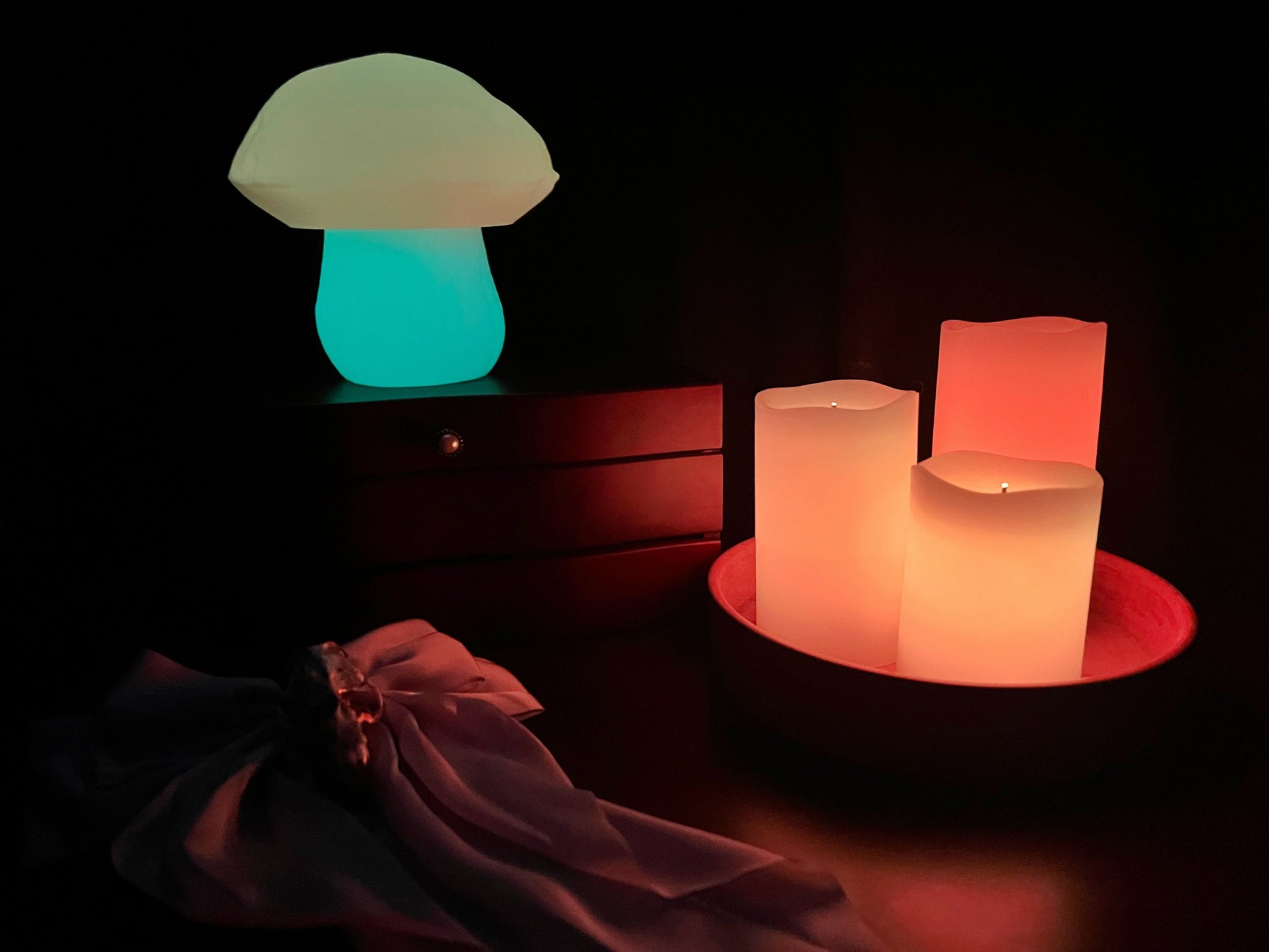 Lampe Bolet imprimée en 3D ultra mignonne et phosphorescente – Une veilleuse enchanteresse