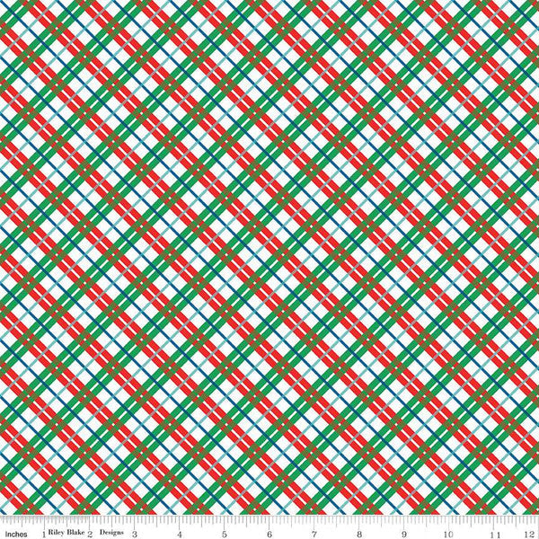 Deck the Halls - In Check B, 1/4 yard