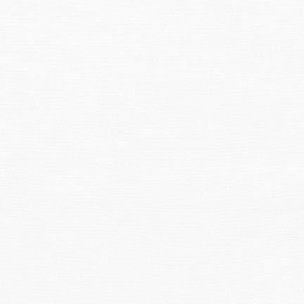 KONA White - 15 yd Bolt - Pre-order - FREE SHIPPING in Canada!