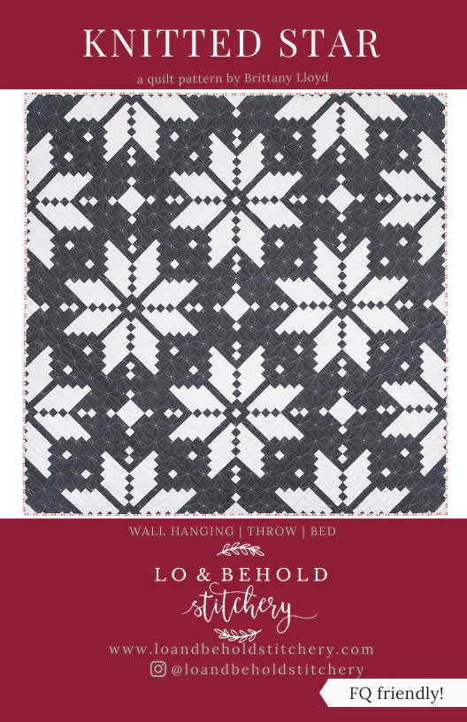 Knitted Star Quilt PATTERN