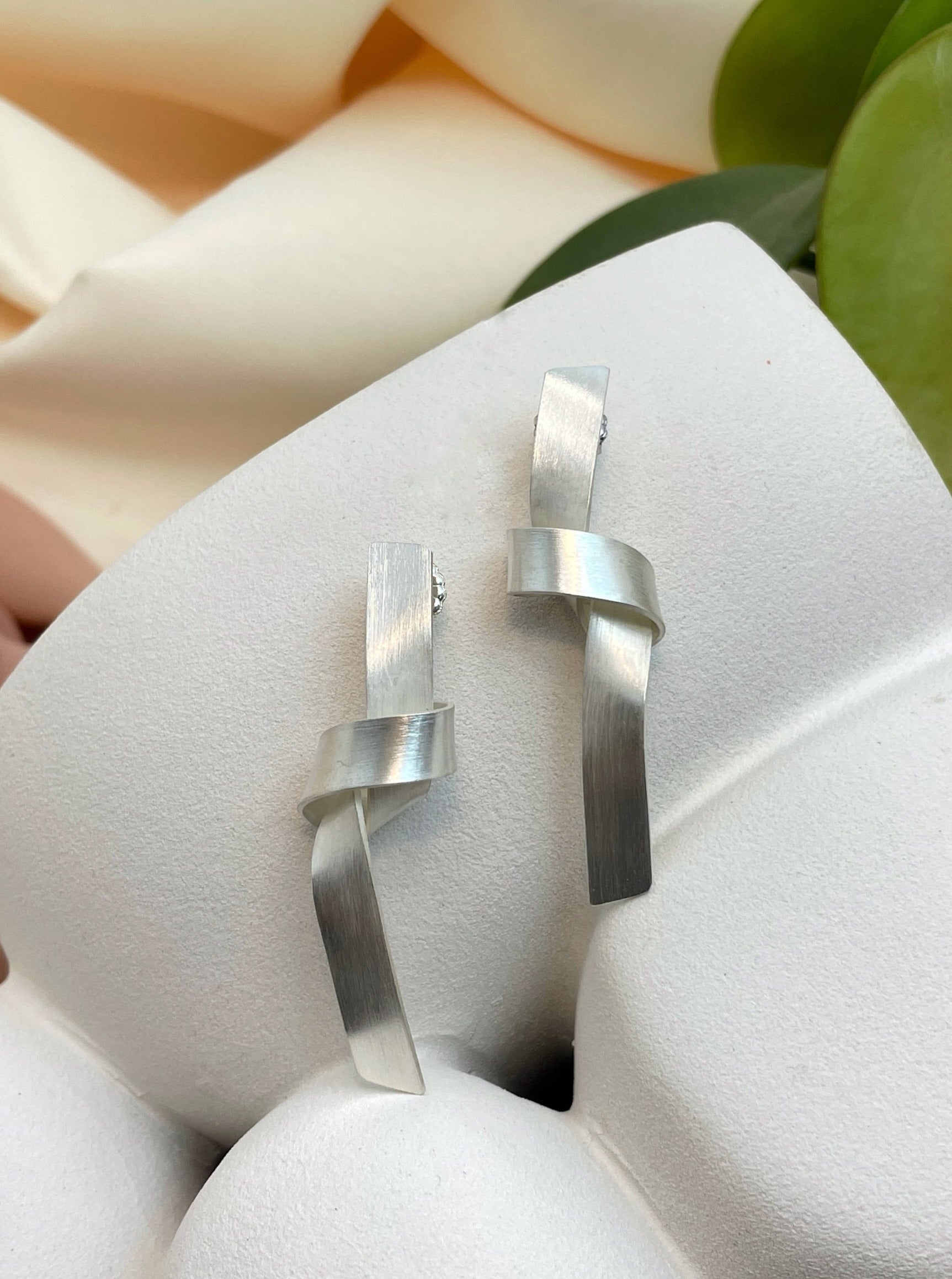 Ribbon Collection - Knotty Earrings