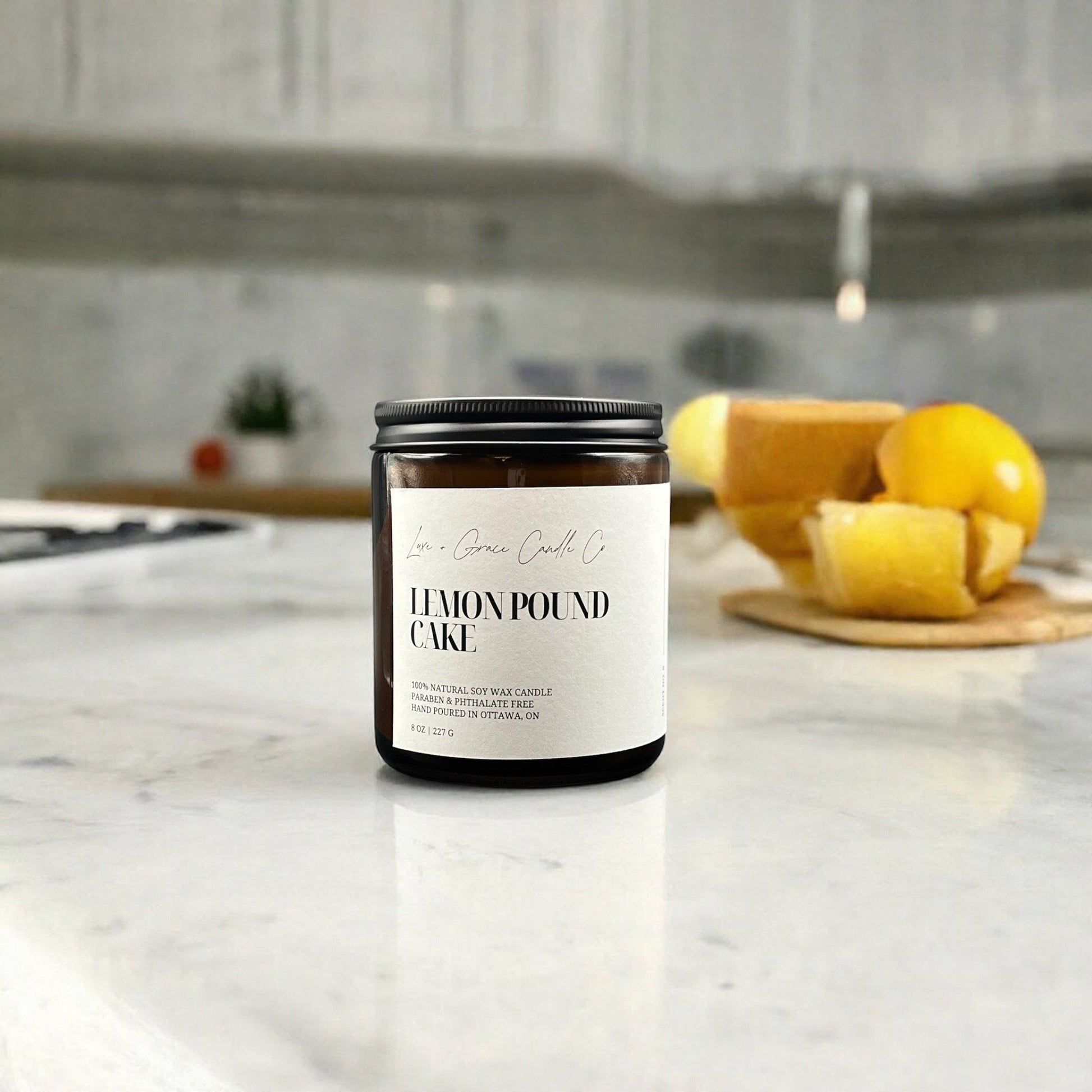 Gâteau au citron - Bougie en cire de soja