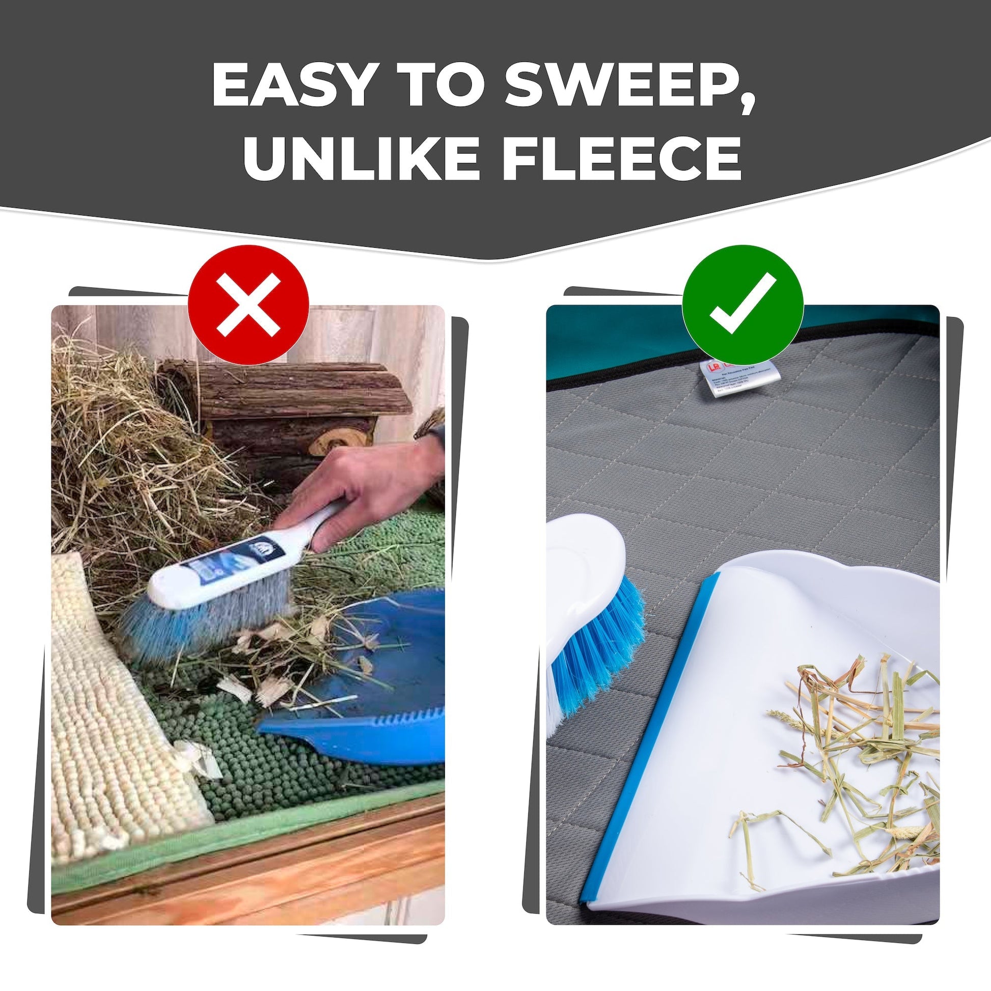 Revêtements de cage LuftPets Original pour lapins et cochons d'Inde, pour cages MidWest