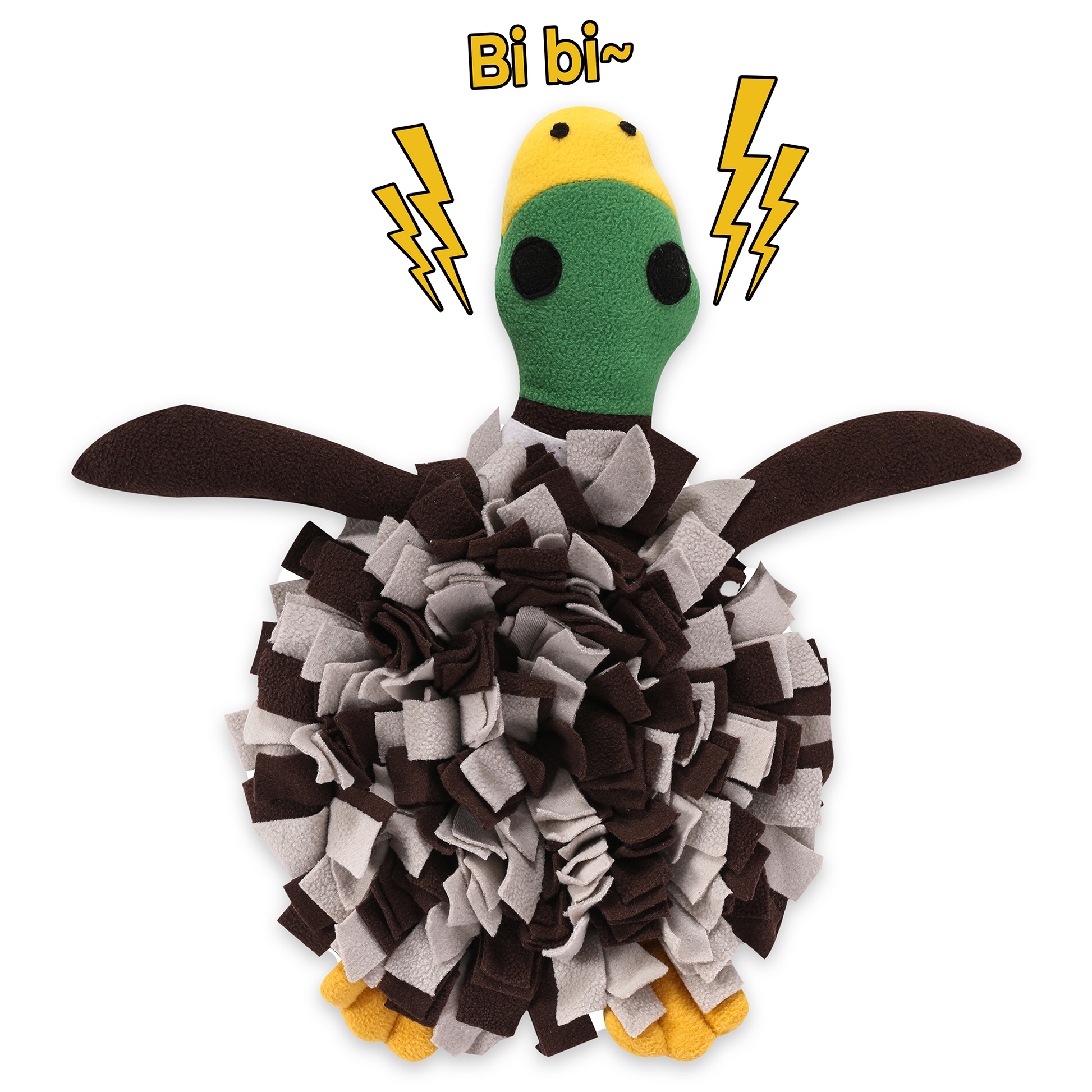 Tapis à renifler pour chiens Squeaky Duck – Jouet 2 en 1 et divertissement de recherche de nourriture