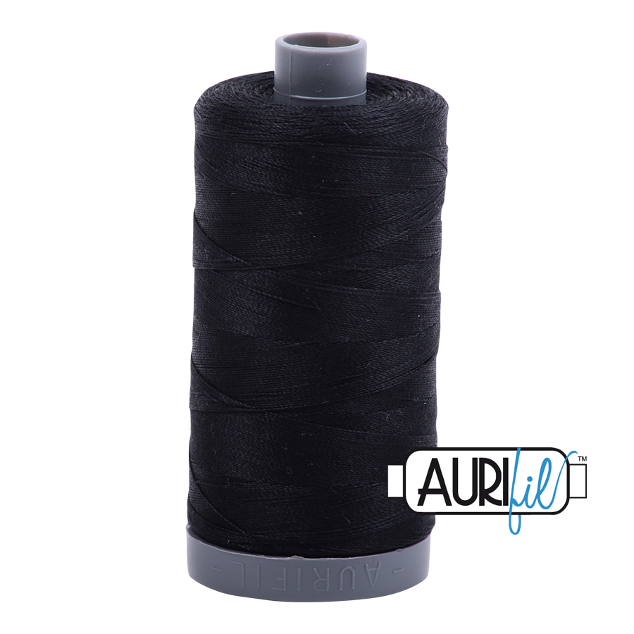 Fil Aurifil - Noir 2692 - 28wt