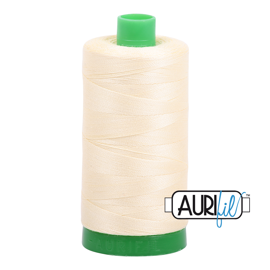 Fil Aurifil - Citron clair 2110 - 40wt