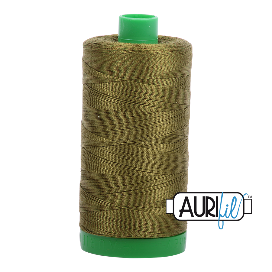 Aurifil Thread - Very Dark Olive 2887 - 40wt