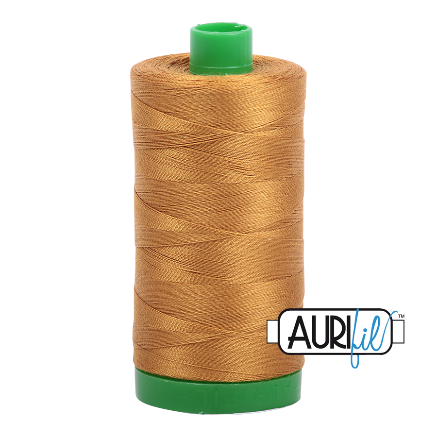 Filetage Aurifil - Laiton 2975 - 40wt
