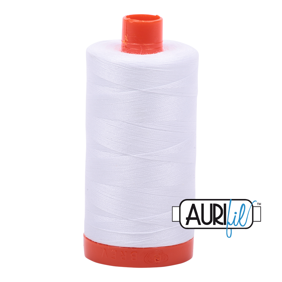 Aurifil Thread - White 2024 - 50wt