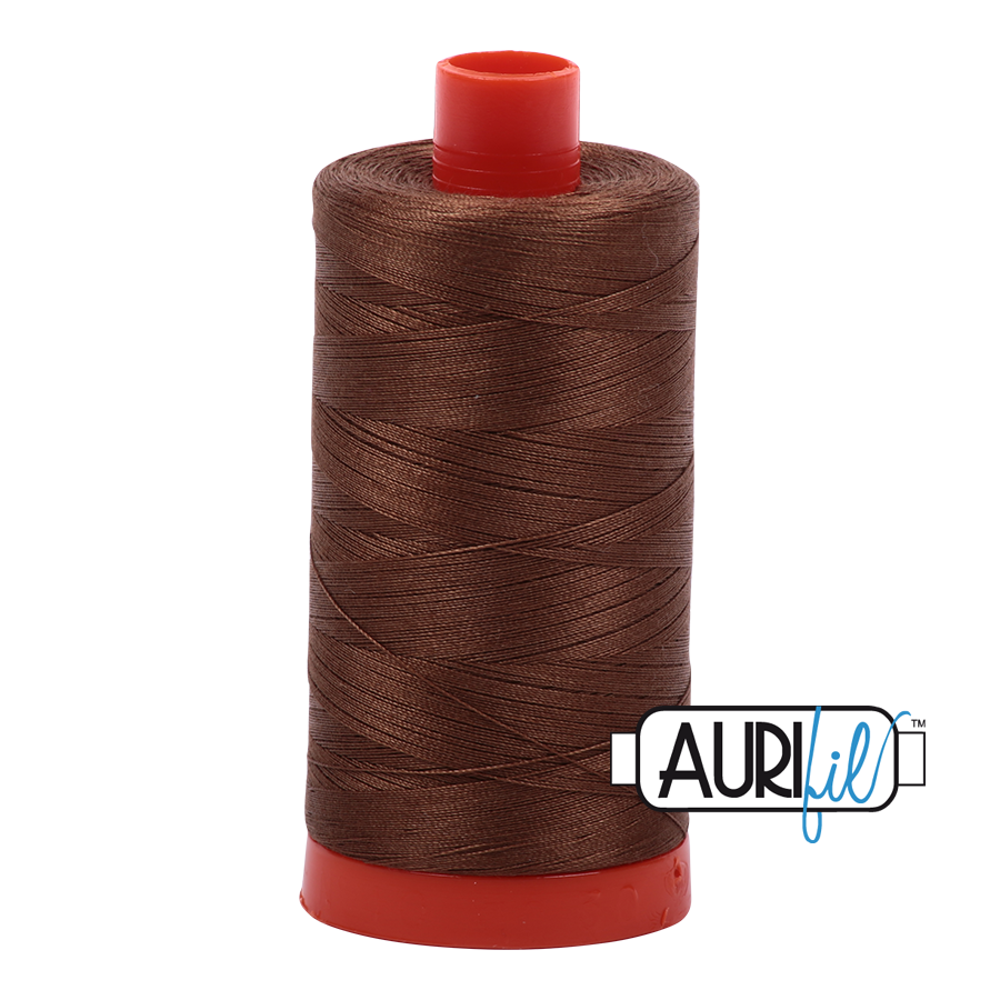 Aurifil Thread - Dark Antique Gold 2372 - 50 wt