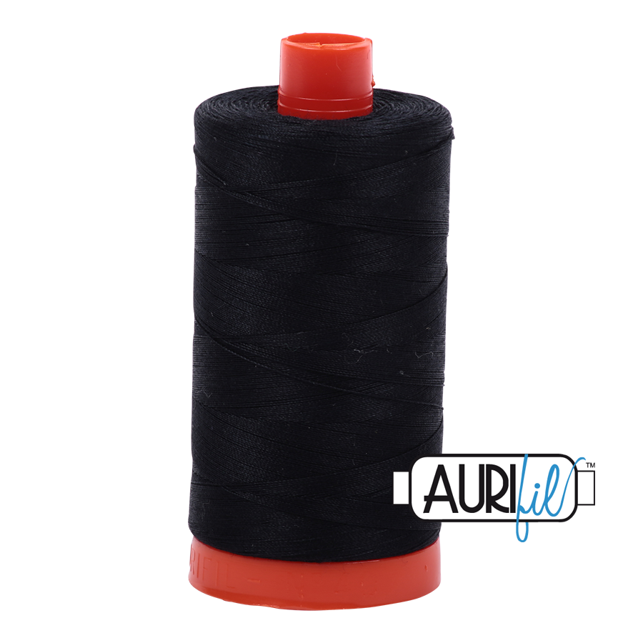 Fil Aurifil - Noir 2692 - 50wt