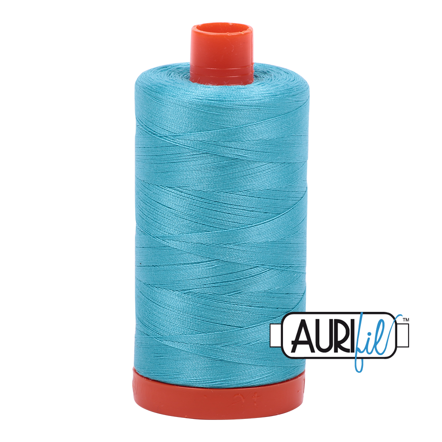 Fil Aurifil – Turquoise brillant 5005 – 50 %