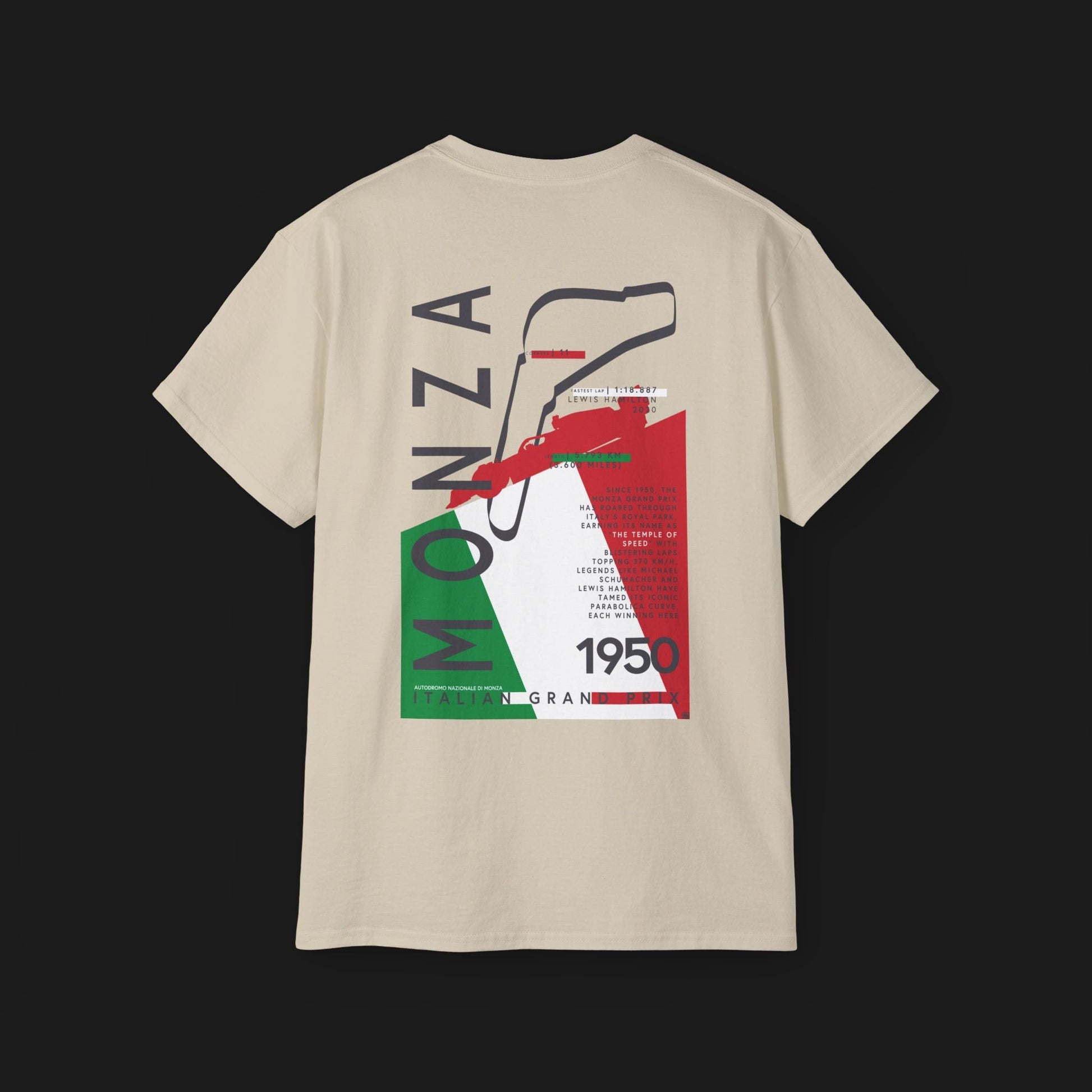 T-shirt graphique Temple de la vitesse du Grand Prix de Monza