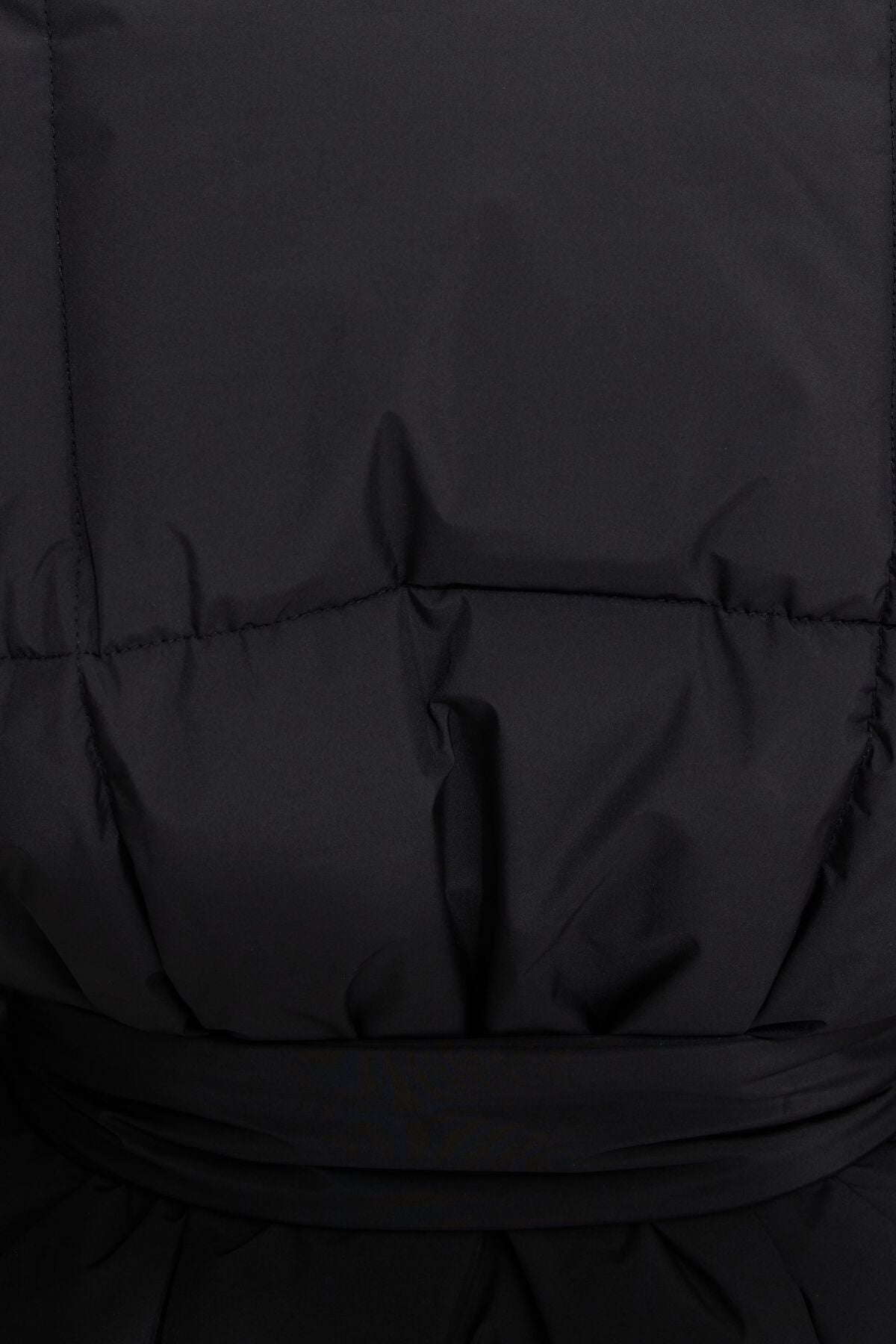 Doudoune mi-longue ceinturée