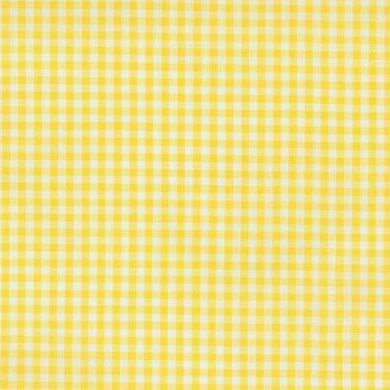 Carolina Gingham, 1/8 Inch, Yellow, 1/4 yard