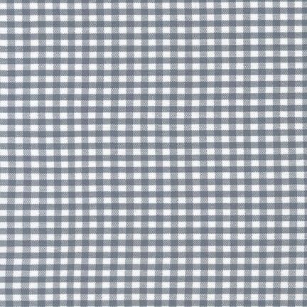 Carolina Gingham, 1/8 Inch, Silver, 1/4 yard