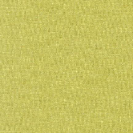Mélange lin/coton teint en fil Essex - Pickle, 1/4 yard