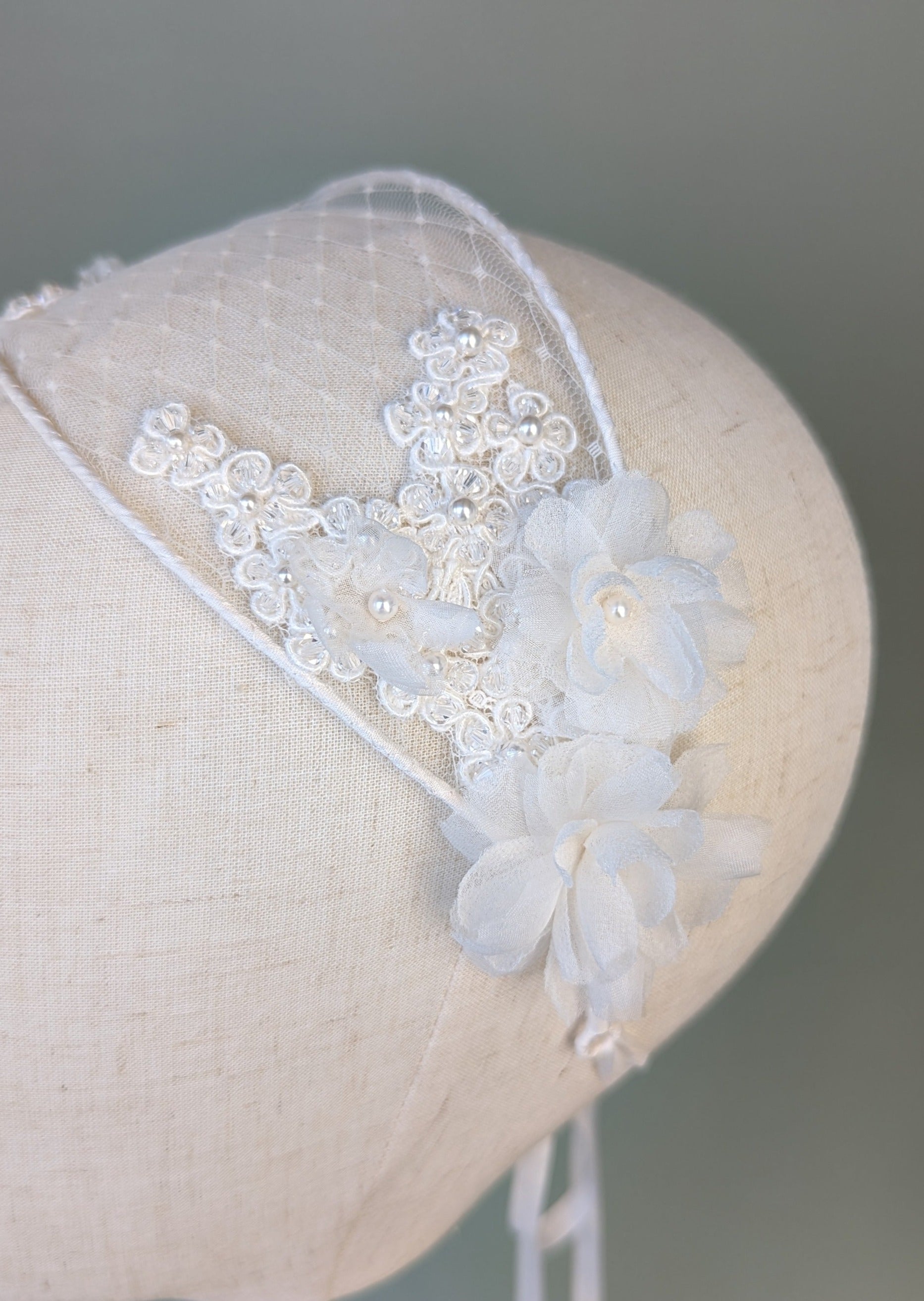 ELOISE Silk Flower Double Headband Coronet