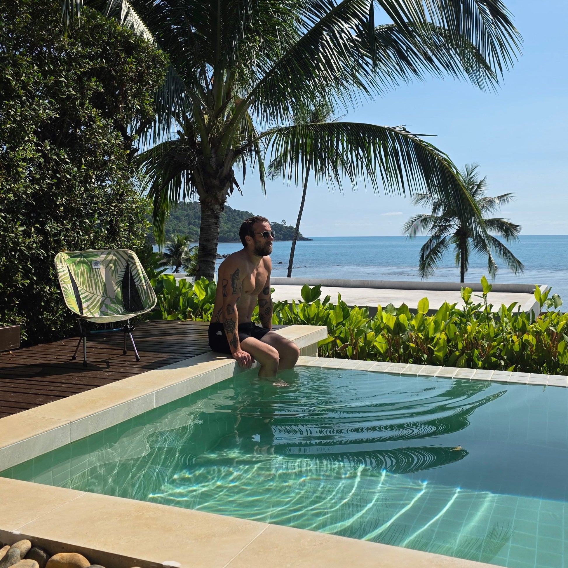 Chaise d'extérieur pliable