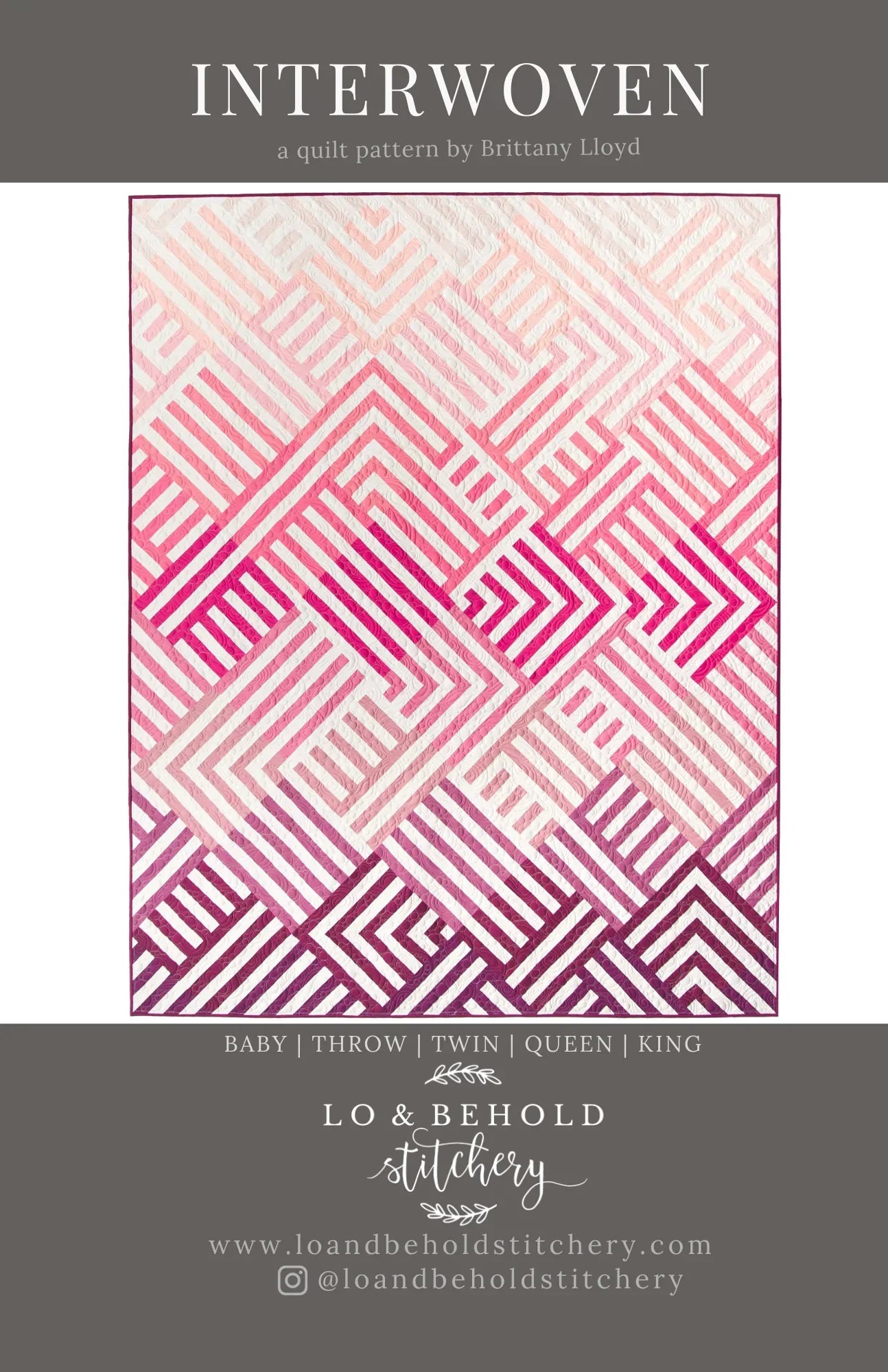 Interwoven Quilt PATTERN