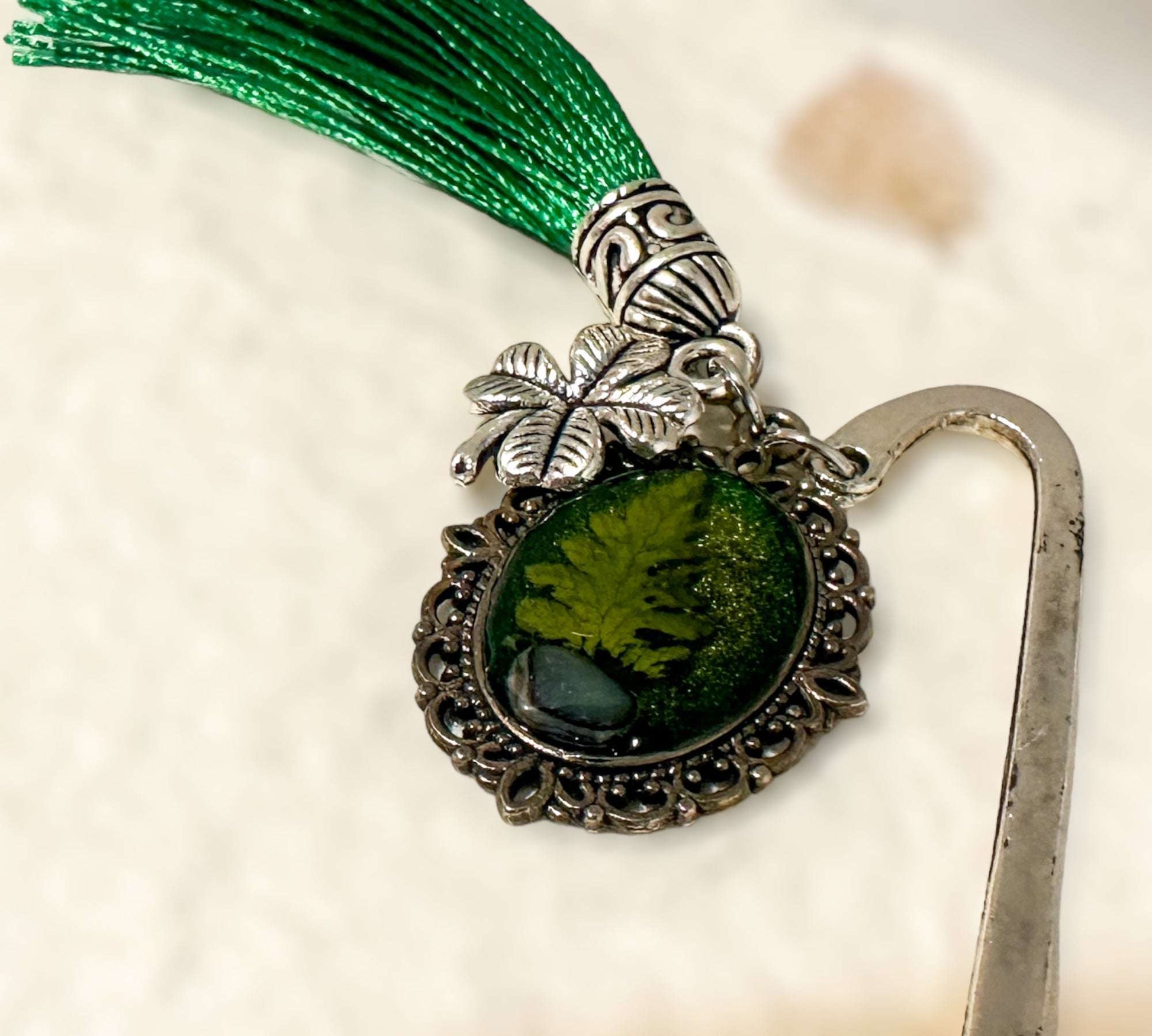 Marque-pages - Fougères naturelles inspirées de la forêt enchantée