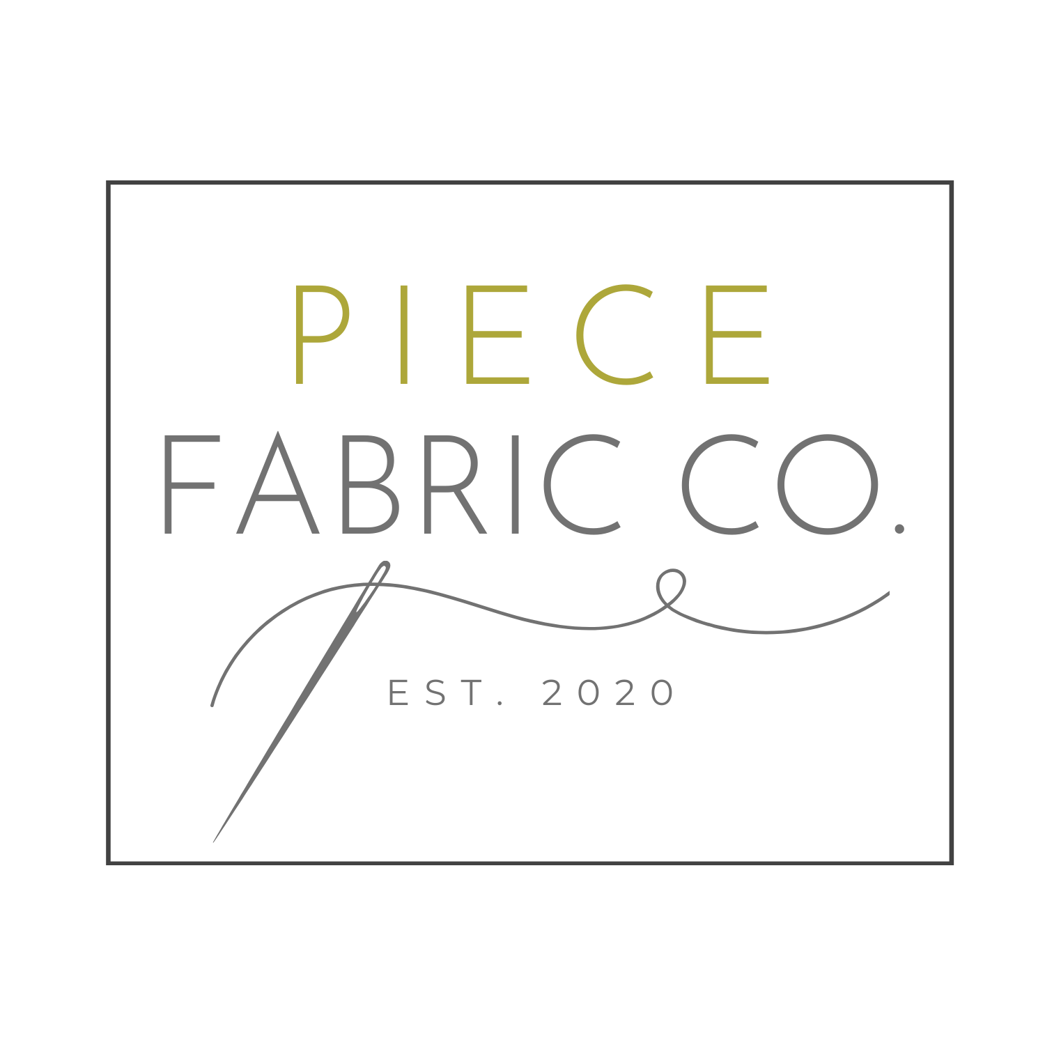 Digital Gift Card for Piece Fabric Co.