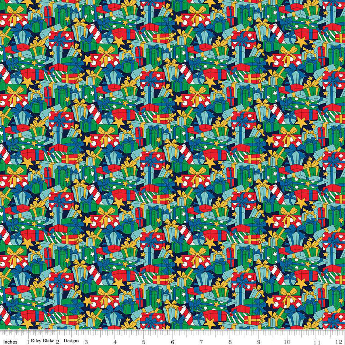 Deck the Halls -Present Surprise B, 1/4 yard