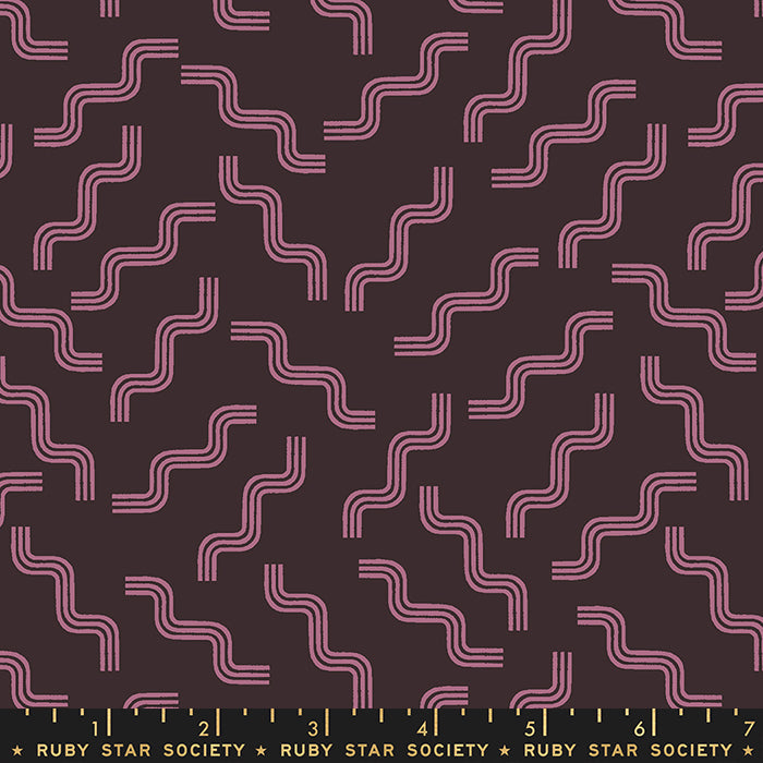 Linear; Bacon or Pasta - Caviar, 1/4 yard