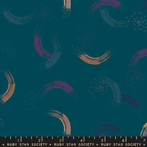 Twirl; Metallic Galaxy, 1/4 yard