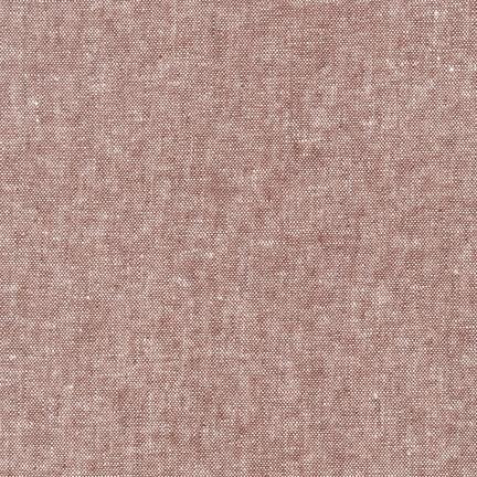 Mélange lin/coton teint en fil Essex - Rouille, 1/4 yard