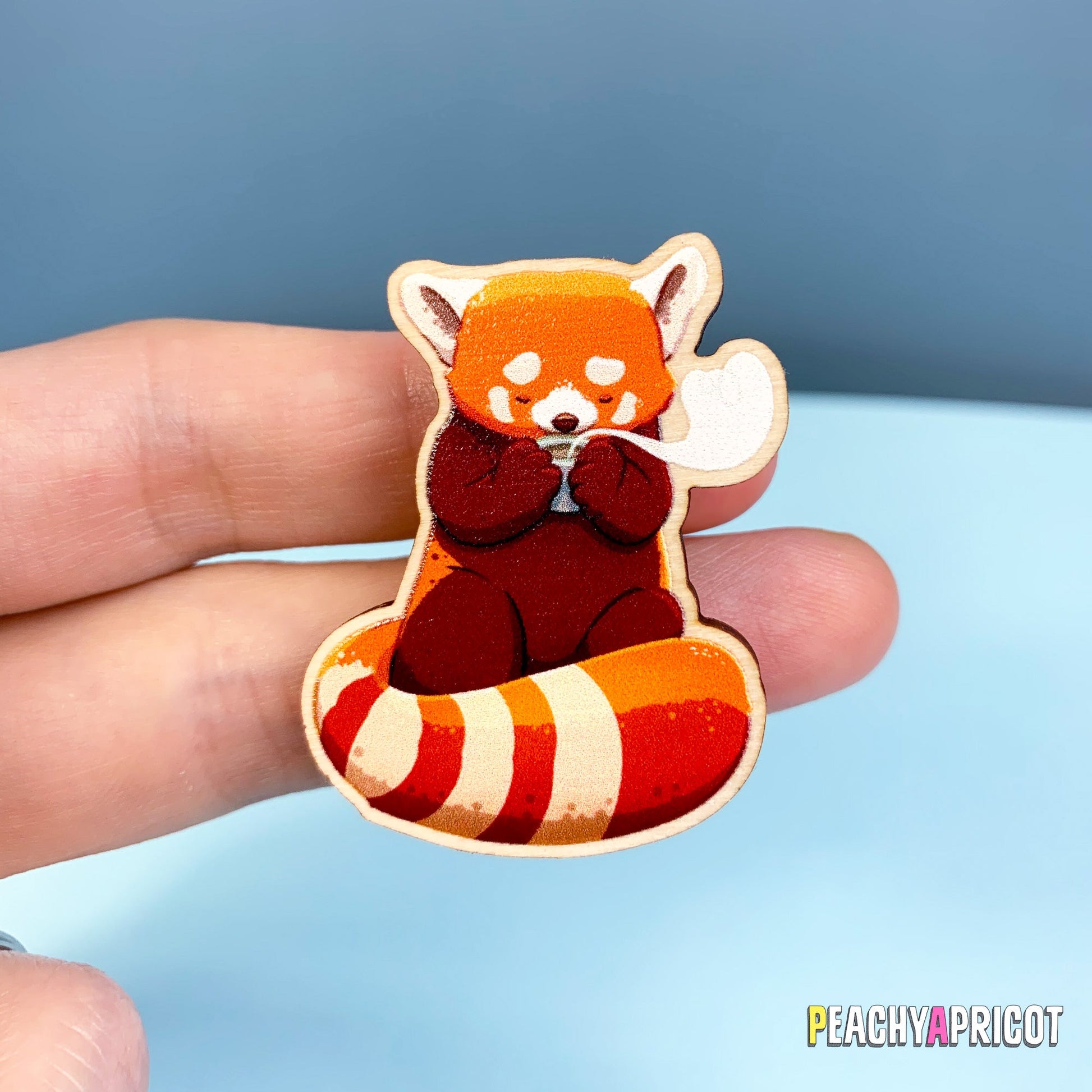 Pin's Panda roux