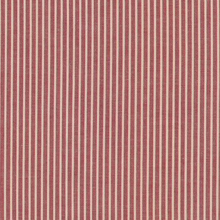 Sevenberry Crawford Stripes - Wine, 1/4 yard