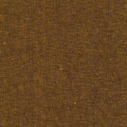 Mélange lin/coton teint en fil Essex - Épice, 1/4 yard