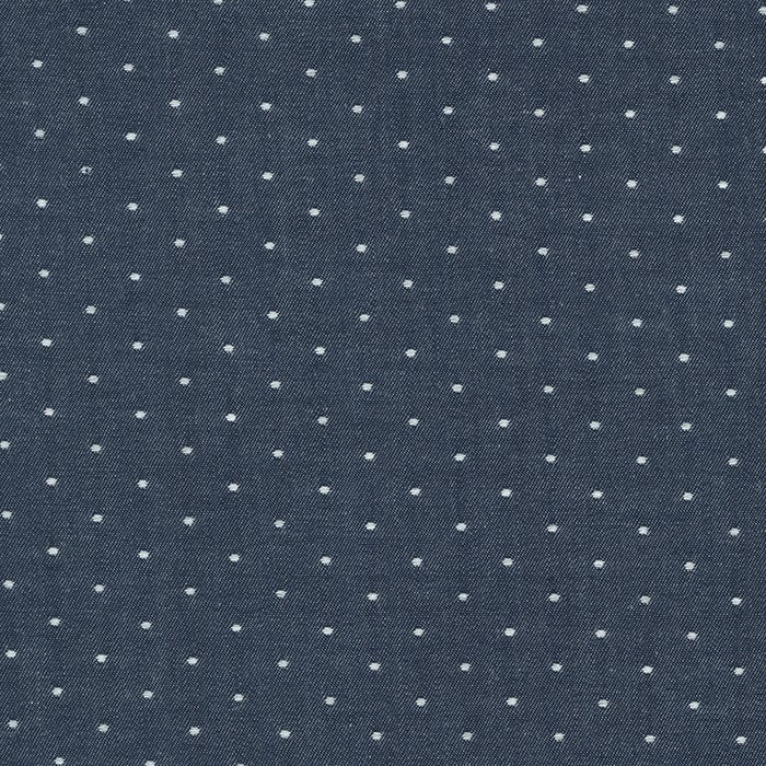 House of Denim: Chambray Dots, 1/4 yard
