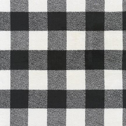 Mammoth Organic Flannel - Pepper, 1/4 yard