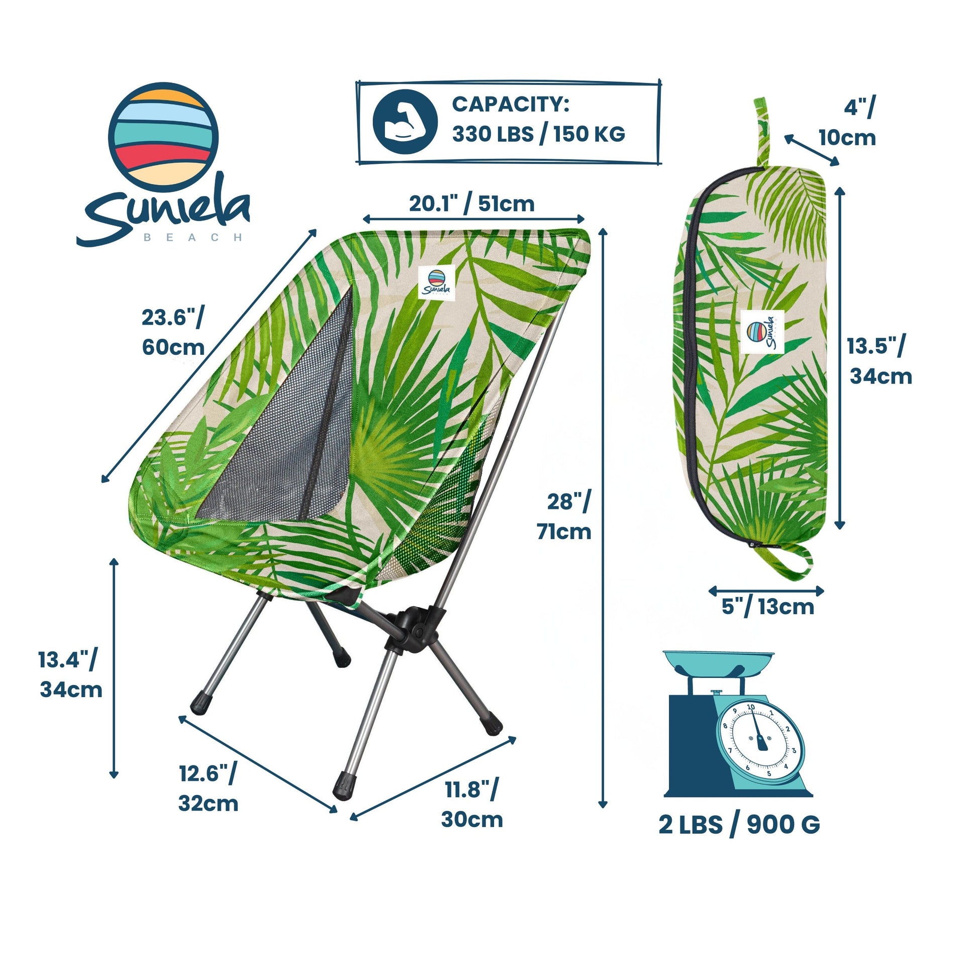 Chaise d'extérieur pliable