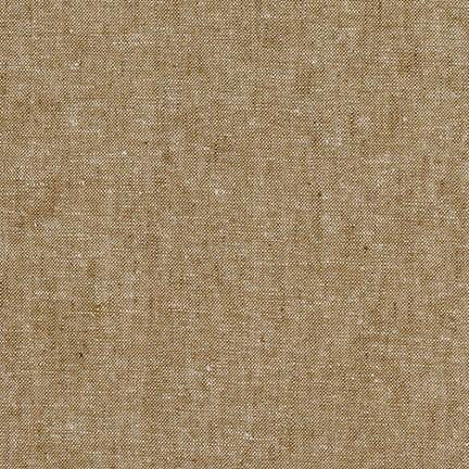 Mélange lin/coton teint en fil Essex - Taupe, 1/4 yard