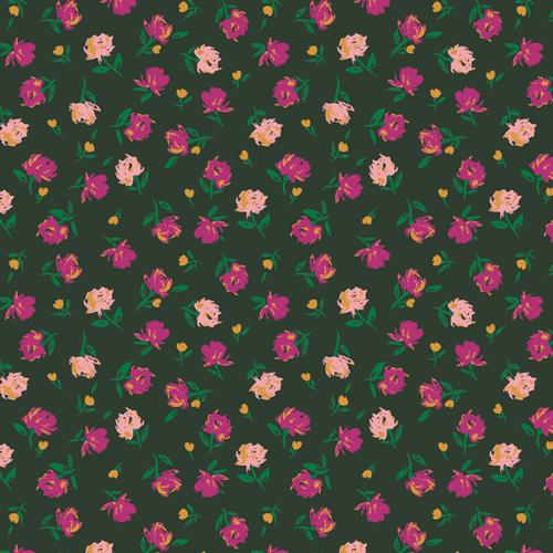 Collection AGF The Flower Society ; Boutons de rose doux lunaires, 1/4 yard
