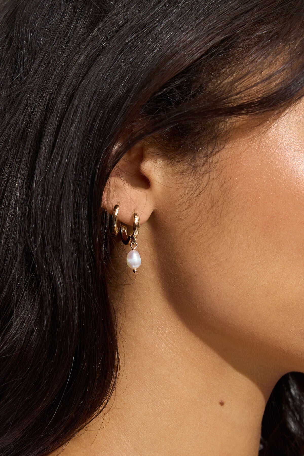 Lot de 3 boucles d'oreilles de fête en perles