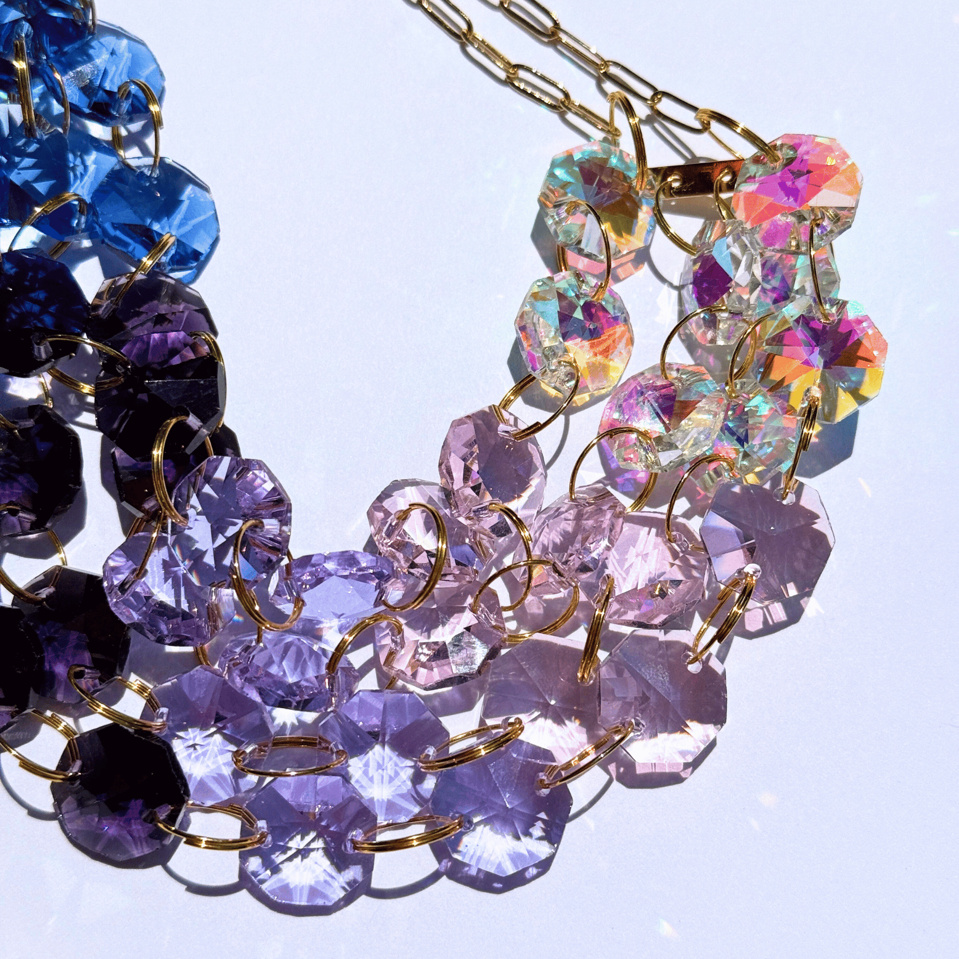 Capteur de soleil prisme en cascade